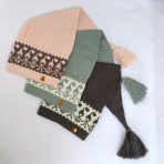 کلاه کودک ژاکارد طرح عروسکی