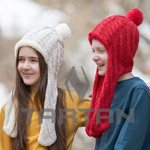 کلاه کودک مارپیچ گوش بلند