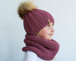 - مدل شال و کلاه بچه گانه دخترانه