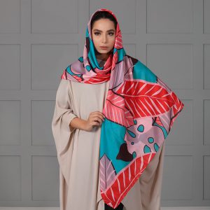 روسری قواره بزرگ طرح هاوایی