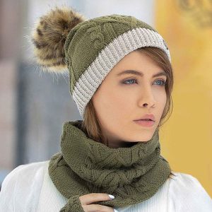 شال بافتنی زنانه