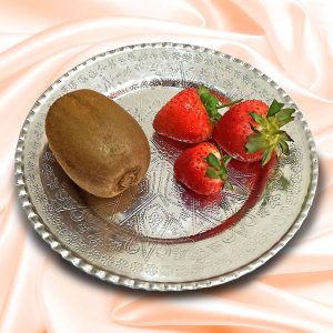 بشقاب میوه خوری مسی