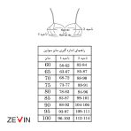اندازه سایز سوتین