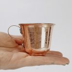 خرید فنجان قهوه خوری مسی طرح لیزری