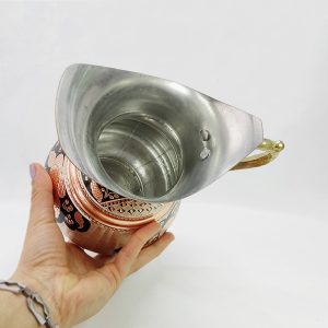 خرید پارچ طرح اردک نقره کوب مسی