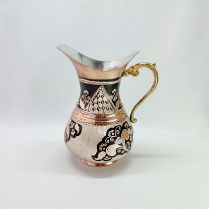 خرید پارچ طرح اردک نقره کوب مسی