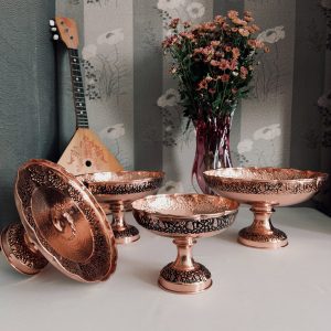 پک چهار تایی ست پذیرایی مسی ارزان