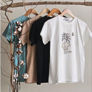 فروش ارزان تی شرت زنانه طرح