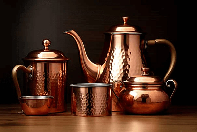 روش های برق انداختن ظروف مسی