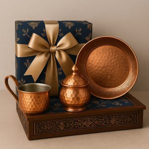 ست هدیه ظروف مسی زنجان