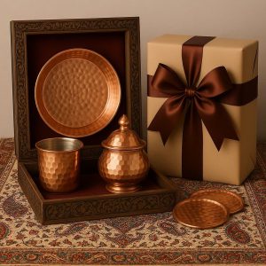 ست هدیه ظروف مسی