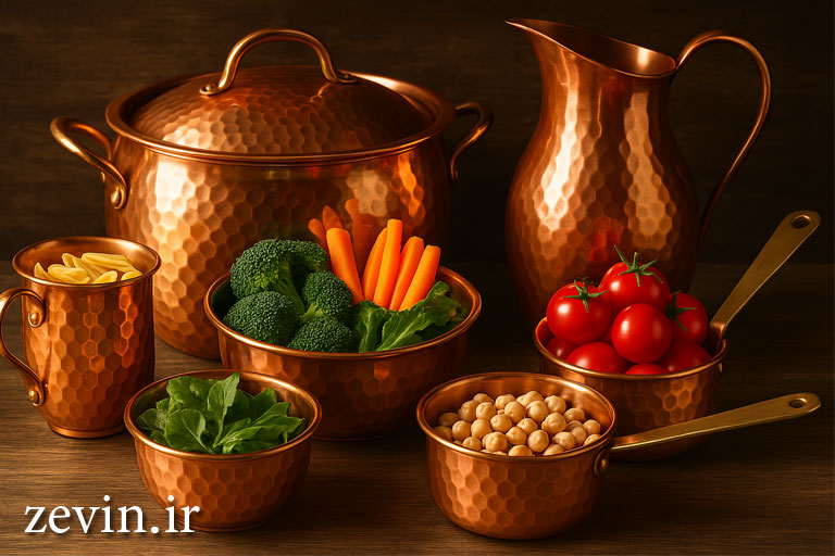 خواص درمانی ظروف مسی