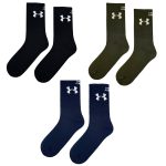 پک سه تایی جوراب ساقدار under armour تیره با قیمت ارزان در