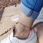 پابند مسی با طرح پروانه و مهر کد jw361 - Image 9
