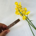 دستبند مسی دخترانه مدل گل نیم مثلث کد JW94 - Image 3