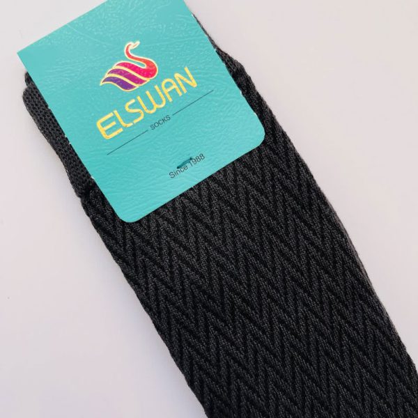 پک 3 تایی جوراب ساقدار مردانه ژاکارد دودی ( پنبه) کد PH1076.2 - Image 6