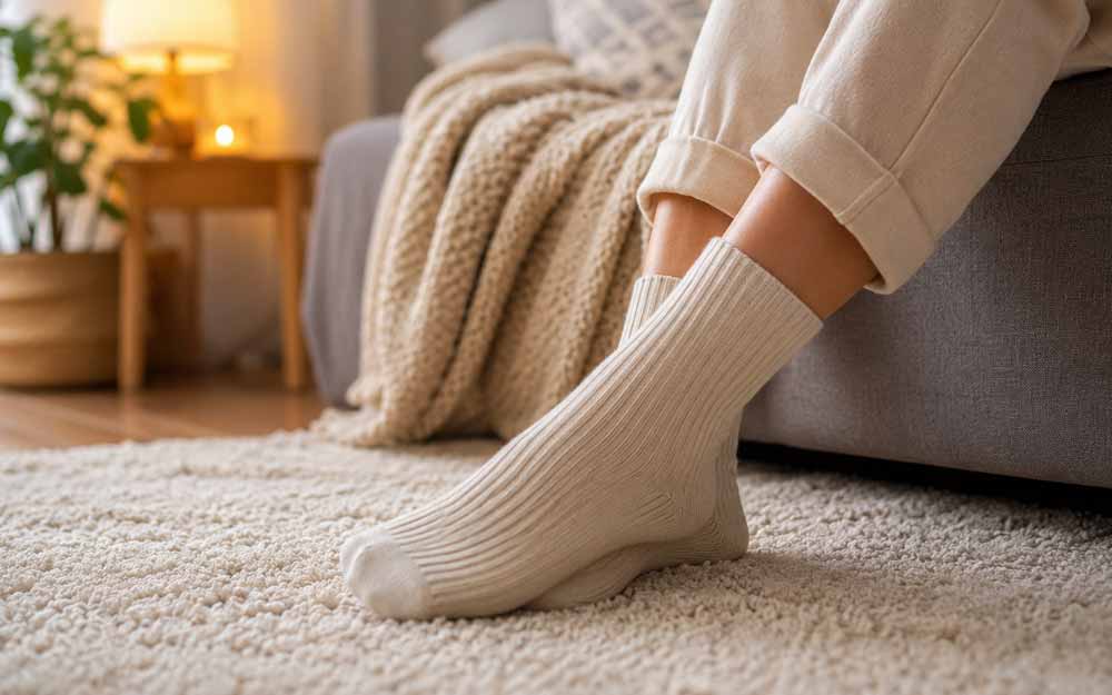 فواید پوشیدن جوراب در خانه چیست؟